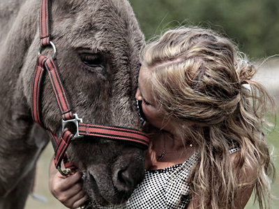 Flying donkey dies in Moscow