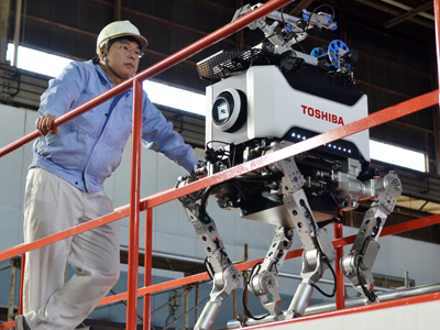 Toshiba launches radiation-proof robot to clean up Fukushima
