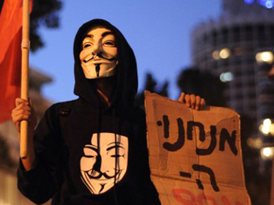 Anonymous warns Israel: 'No one cuts internet on our watch!'