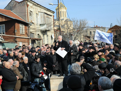 Thousands rally in Georgia demanding Saakashvili's resignation (PHOTOS)