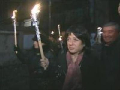 Georgian opposition within and outside prison walls on Christmas Eve