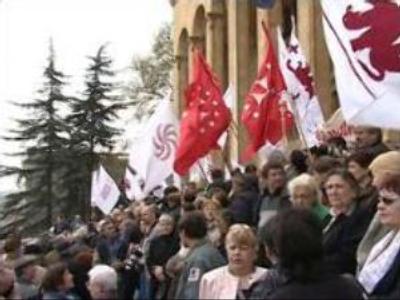 Georgians protest price hikes and taxes
