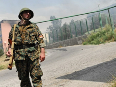 Georgians raise tension in conflict zone