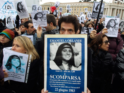 Missing girl was abducted for Vatican sex parties - priest