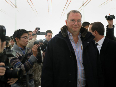 Google boss’ trip to North Korea ‘goes against atmosphere of condemnation’