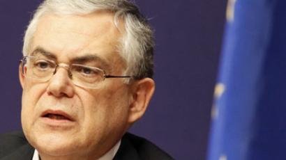 Greece's Prime Minister Lucas Papademos. (Reuters / Sebastien Pirlet)