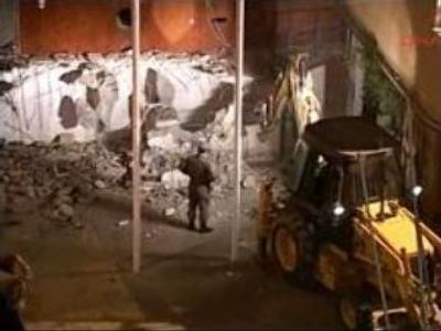 Greek Cypriots demolish wall separating Turkish side in Nicosia