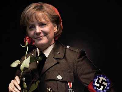 Image result for merkel nazi