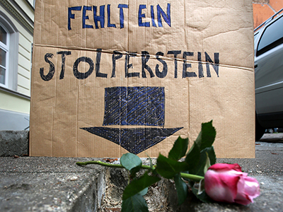 Memorial artwork in German town vandalized on Kristallnacht anniversary