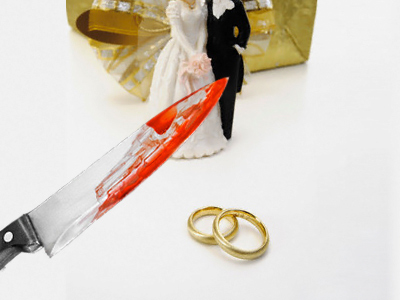 Guests kill newlyweds for rings