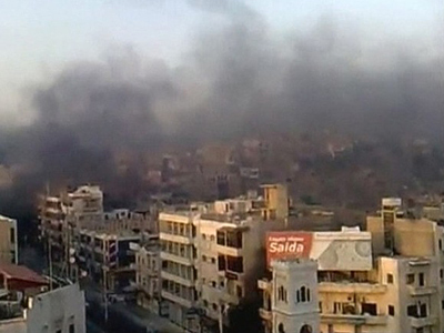 Scores killed as Syrian forces attack rebel town