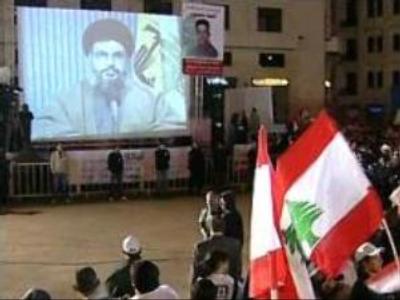 Hezbollah leader's speech stirs protesters against Lebanese PM