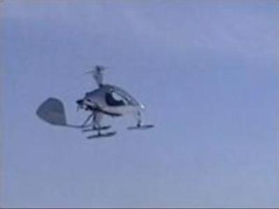 Homemade helicopter takes to the sky