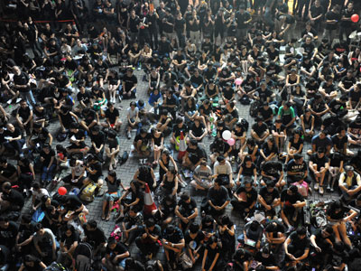 Hong Kong elects officials after controversial education plan scrapped