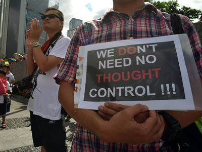 Thousands in Hong Kong protest 'brainwash' education reform (PHOTOS)