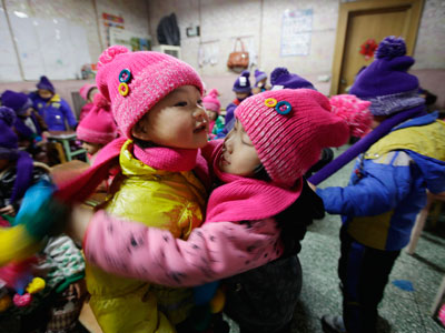 Embrace capitalism! Chinese kindergarten charges parents 'hug fee'