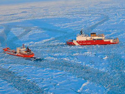 Friends in deed: US-Russia rescue mission cutting through ice