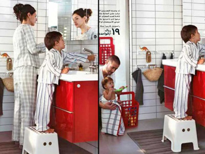 No girls allowed: Women airbrushed out of IKEA’s Saudi Arabian catalogue