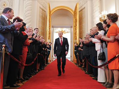 Caviar and salute: Russia’s inauguration splendor