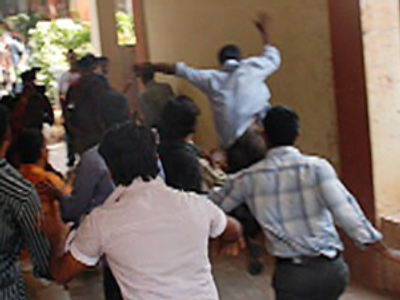 India shocked as ‘moral police’ beat girls out of pub