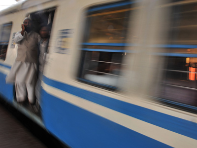 Indian woman jumps from train to escape rape