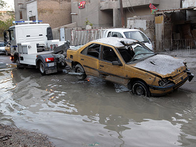 At least 22 dead and scores injured as wave of blasts sweeps Iraq