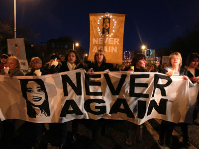 More than 10,000 protest in Ireland over woman’s death from denied abortion