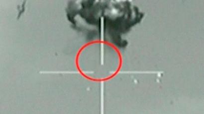 A still image taken from Israeli Defence Forces (IDF) video footage shows what they say is a small unidentified aircraft shot down in a mid-air interception after it crossed into southern Israel October 6, 2012 (Reuters / IDF via Reuters TV)