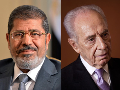 Real deal? Morsi ducks Peres peace letter claim