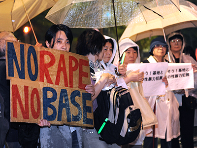 Okinawa slams US rape case, calls for treaty review
