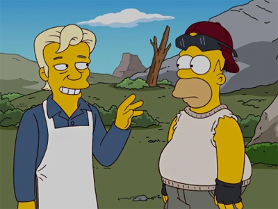 Meet Homer Simpson’s new neighbor: Julian Assange