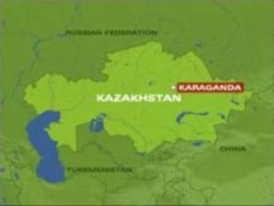 Kazakh jet trainer crashes