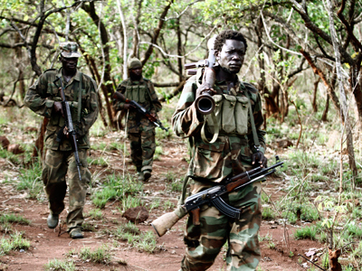 The hunt for Kony: US troops chill out in the bush