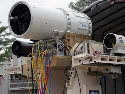 Burning beam target: US Navy may deploy lasers in four years