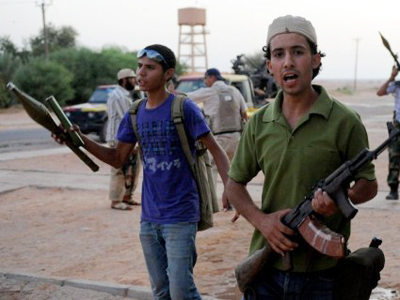 Rebels assault pro-Gaddafi strongholds