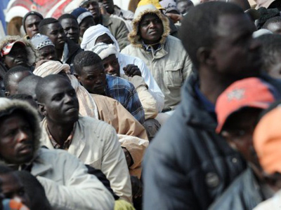 Black migrants barred from fleeing Libya