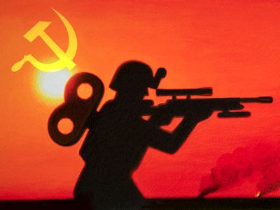 Lithuanian police stop Red Army invasion in toy shop