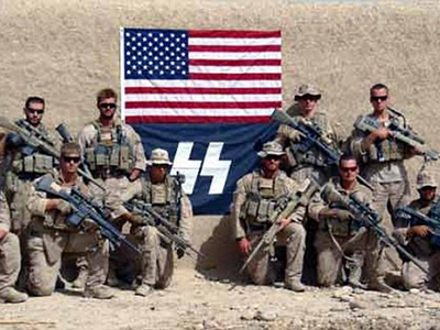 SS = Scout Snipers: US Marines adopt Nazi goons emblem