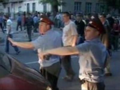 Mass demonstration in southern Russia turns violent