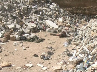 Horrors of war: Mass grave discovered in Damascus (GRAPHIC PHOTOS)
