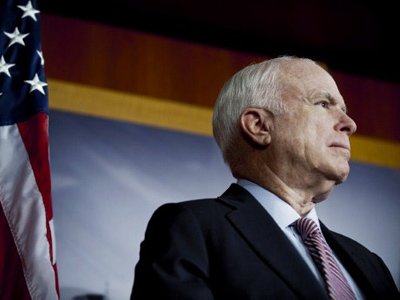 McCain calls for US-led strikes on Syria without UN mandate