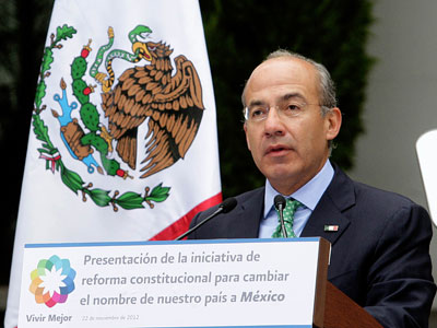 Mexican president seeks distance from US in proposed change to country’s name