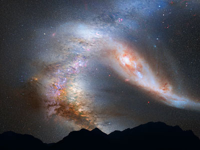 Doomed galactic smash-up: Milky Way to crash with Andromeda