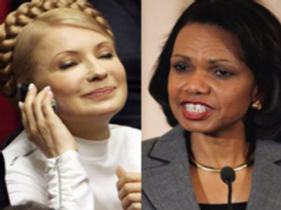 Moscow tabloid compares Rice and Timoshenko