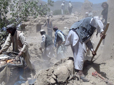 NATO apologizes for civilian deaths in airstrike that killed 18 Afghans