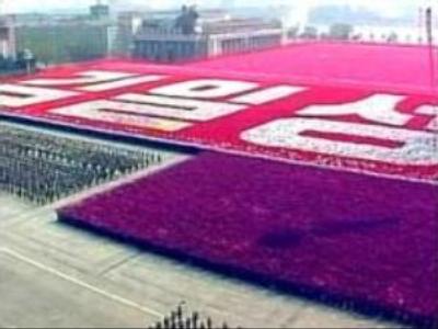 North Korea stages military parade