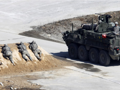 N. Korea 'ready for war' as South Korea, US stage war games