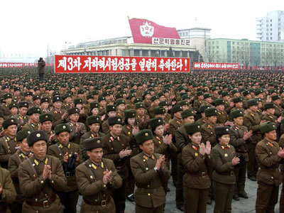 This picture, taken on North Korea's official Korean Central News Agency on February 14, 2013.(AFP Photo / Kcna via Kns)