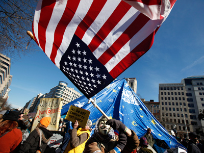 Occupy unmoved: Washington protesters to defy evictions