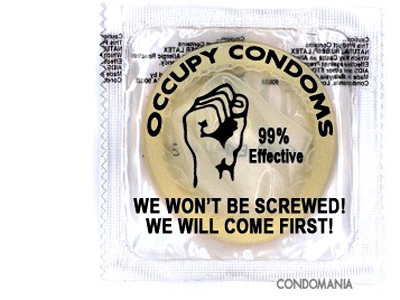 Here comes the crowdstopper: Occupy Wall Street Condoms